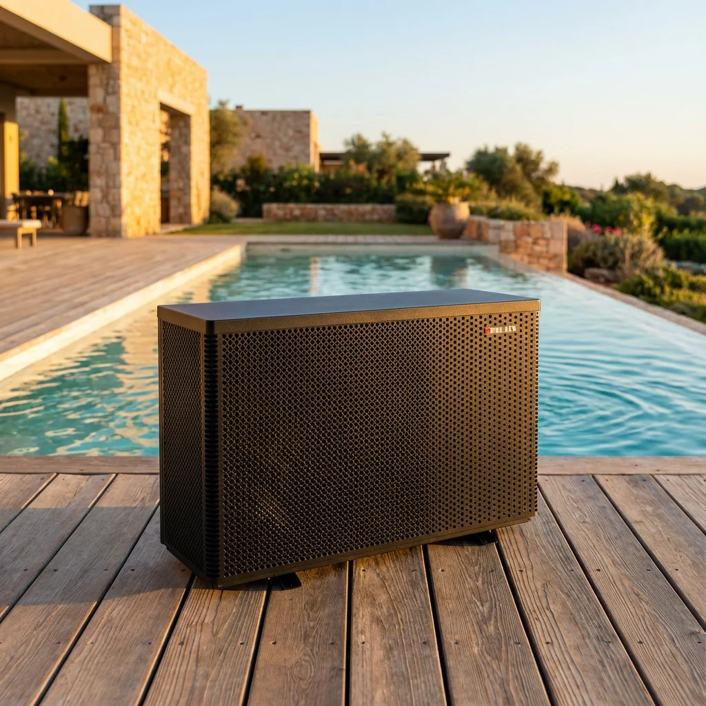 Professionally installed Orilux R290 pool heat pump