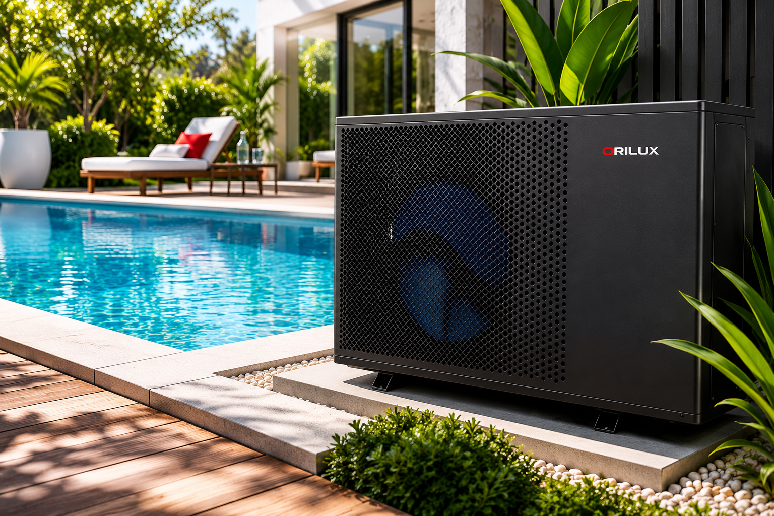 Orilux OX20 lifestyle pool heat pump